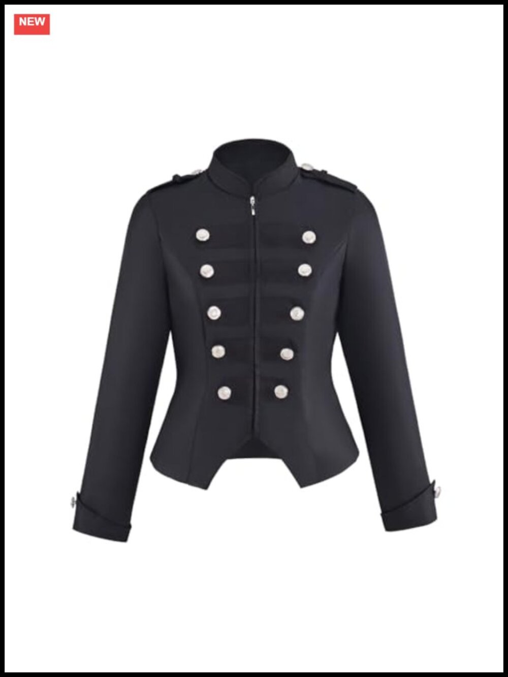 Womens Steampunk Breasted Jacket Military Drummer Parade Vintage Punk Coat